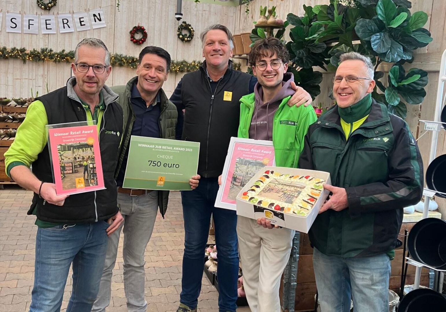 GroenRijk/Landwinkel Zevenaar wint de JUB Retail Award 2023