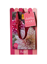 X 1 TAS DAHLIA D'ART 4 DAHLIA ROSE
