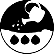 grond toedekken water