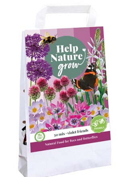 X 1 TAS VIOLET FRIENDS - HELP NATURE GROW I