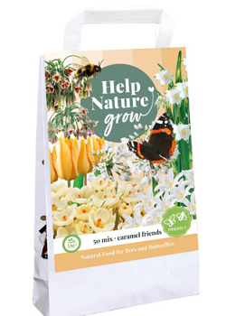 X 1 TAS CARAMEL FRIENDS - HELP NATURE GROW I