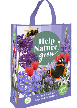 X 1 SHOPPING BAG - HELP NATURE GROW I