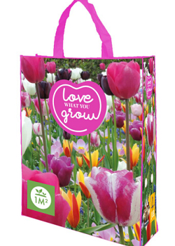 X 1 SHOPPING BAG 30 TULIPA 'LOVE WHAT YOU GROW!' 11/12