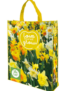 X 1 SHOPPING BAG 25 NARCISSUS 'LOVE WHAT YOU GROW!' 12/14