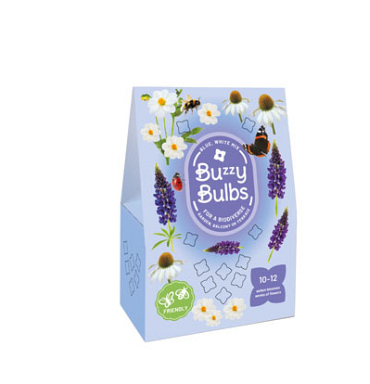 X 1 TAS 5 BUZZY BULBS BLUE-WHITE MIX