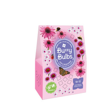 X 1 TAS 5 BUZZY BULBS  PINK-LILAC MIX
