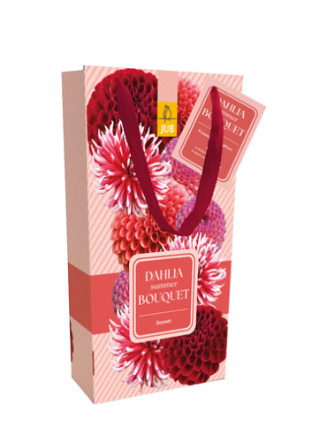 X 1 TAS 4 DAHLIA SUMMER BOUQUET - SUNSET