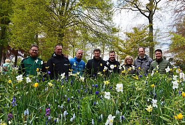 Special mix of naturalising bulbs and perennials attracts lots of attention at Keukenhof (NL)