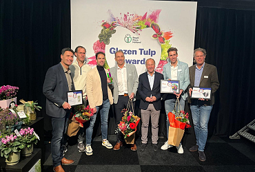 Publikumswahl-Preis und 2. Preis der Fachjury beim Glazen Tulp Award von Royal FloraHolland