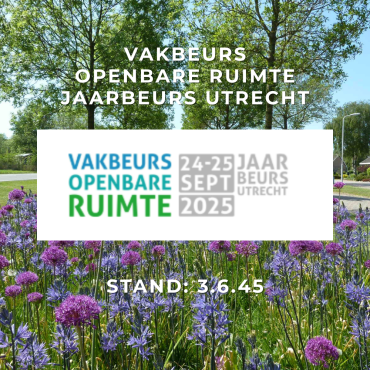  24 - 25 september 2025 | Vakbeurs Openbare Ruimte