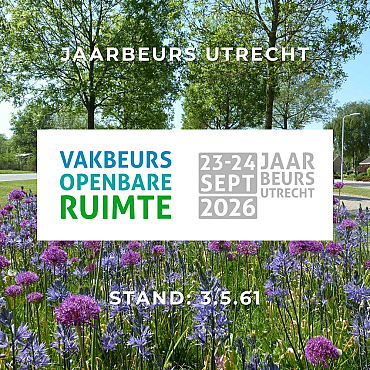  23 - 24 sept 2026 | Vakbeurs Openbare Ruimte