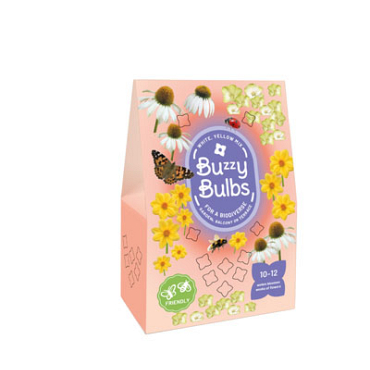 X 1 TAS 5 BUZZY BULBS WHITE-YELLOW MIX I