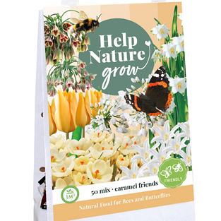X 1 TAS CARAMEL FRIENDS - HELP NATURE GROW I