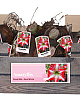 X 30 AMARYLLIS ROOD/WIT INCL. LABEL 32/34