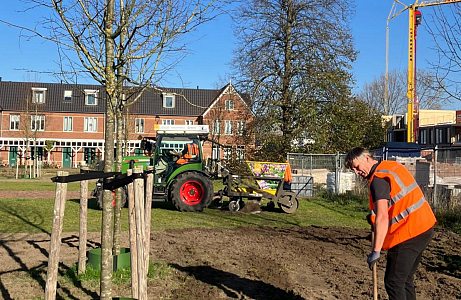 Van bouwplaats naar bloemenzee