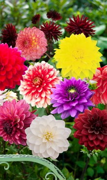 X 10 DAHLIA DECORATIVE MIX I