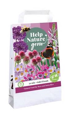 X 1 TAS VIOLET FRIENDS - HELP NATURE GROW I