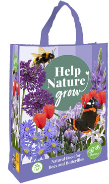 X 1 SHOPPING BAG - HELP NATURE GROW I