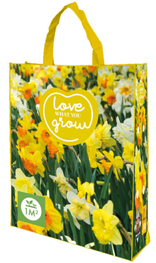 X 1 SHOPPING BAG 25 NARCISSUS 'LOVE WHAT YOU GROW!' 12/14