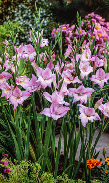 X 100 GLADIOLUS CHARMING LADY 8/9